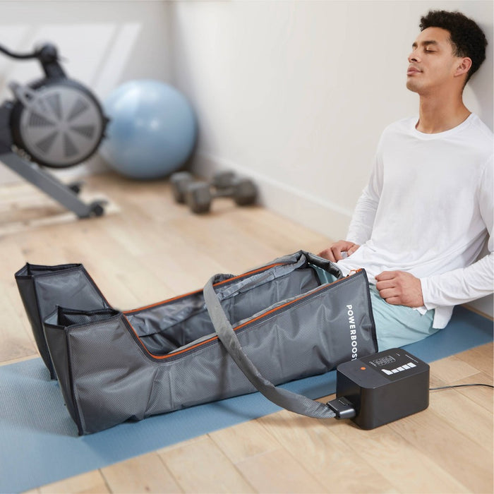 Sharper Image Powerboost Boots Air Compression Electric Leg Massager