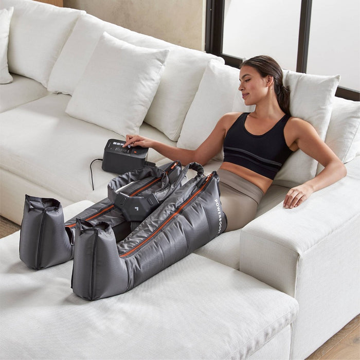 Sharper Image Powerboost Boots Air Compression Electric Leg Massager