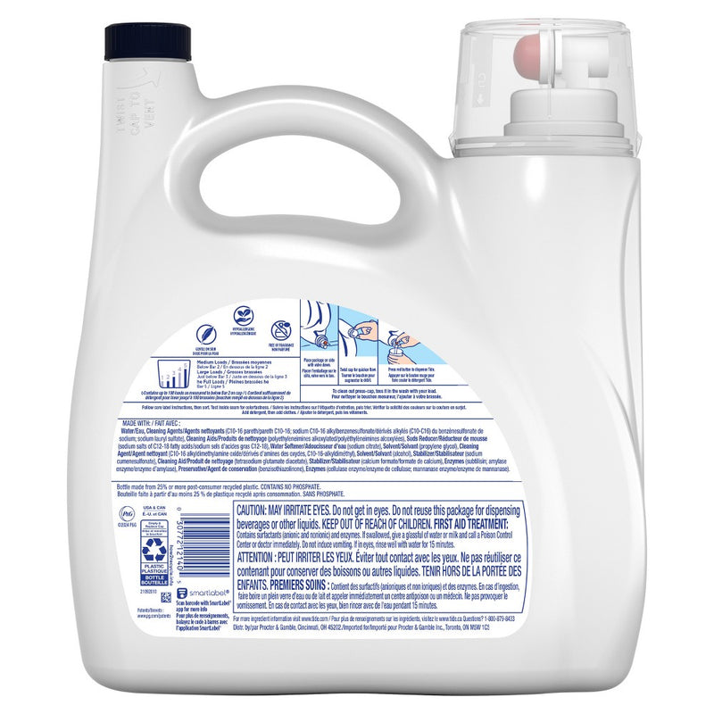 Tide Free & Gentle HE Compatible Liquid Laundry Detergent Soap - 132 fl oz
