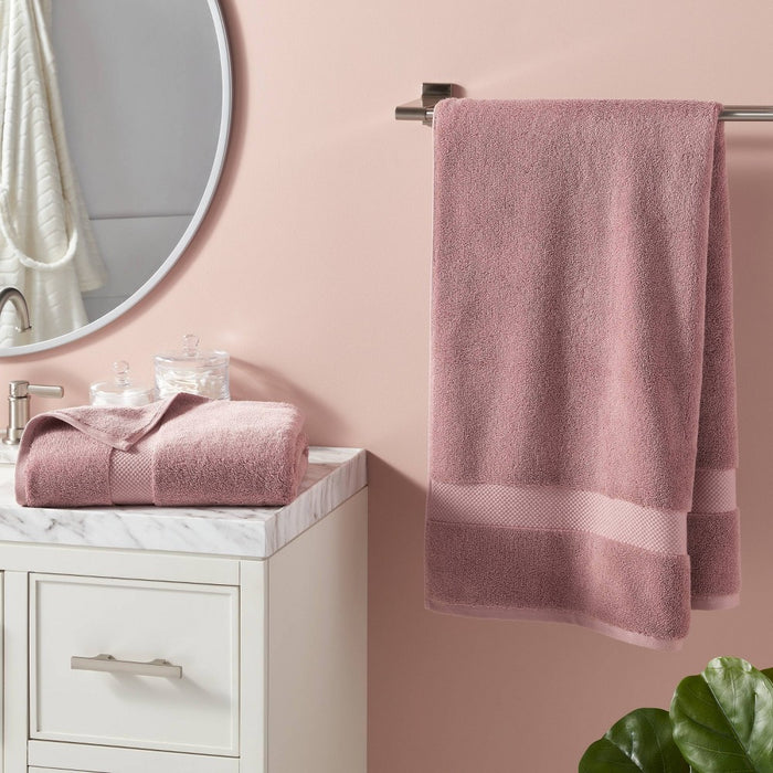 2pk Performance Plus Bath Towels Rose Pink - Threshold