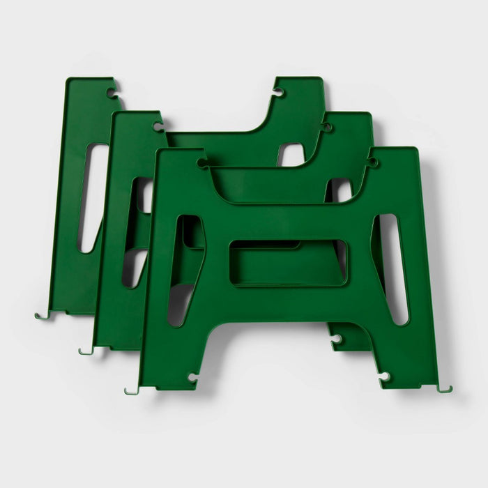 3pk String Light Organizer - Brightroom: Polypropylene Storage Set for Christmas, Green, Utility Tubs, 12.26" H x 16.51" L