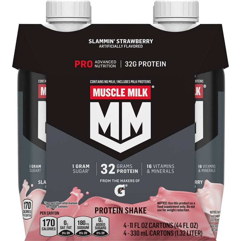 Muscle Milk Protein Shake - Strawberry - 11 fl oz/4pk
