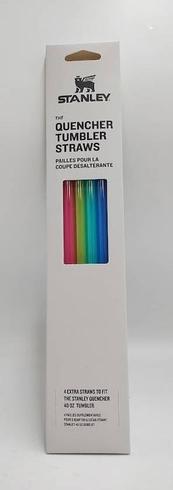 Stanley 4pk 40 oz Quencher Tumbler Straws Summer Multicolored
