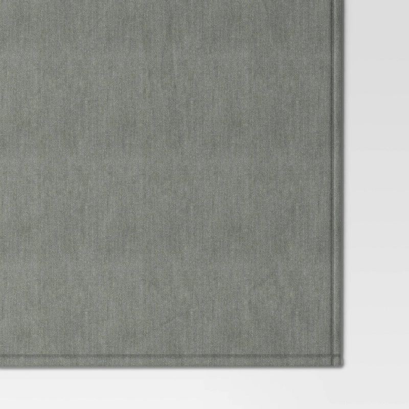 Oversized Casual Chenille Throw with Faux Shearling Reverse Soft Green - Threshold: Lightweight, 50x70, Machine Washable