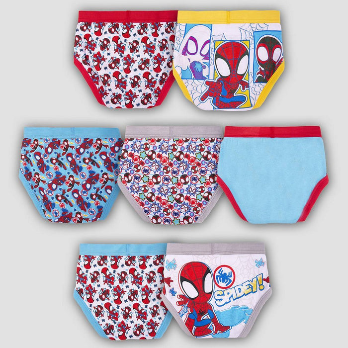 Toddler Boys' Marvel Spider-Man 7pk Underwear 2T-3T