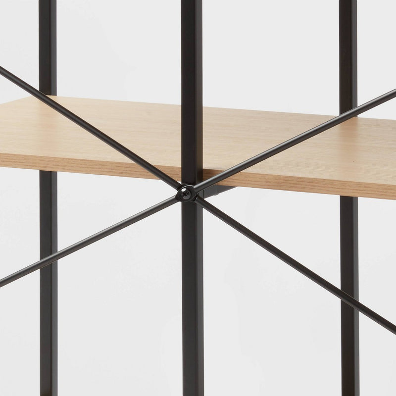 11" 4 Cube Storage Shelves - Brightroom: Modular Storage Furniture, Anti-Tip, Paper Laminate, Powder-Coated Steel (LOCAL PICKUP ONLY)