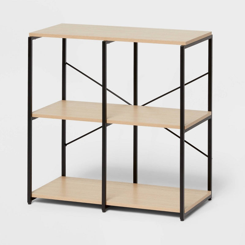 11" 4 Cube Storage Shelves - Brightroom: Modular Storage Furniture, Anti-Tip, Paper Laminate, Powder-Coated Steel (LOCAL PICKUP ONLY)