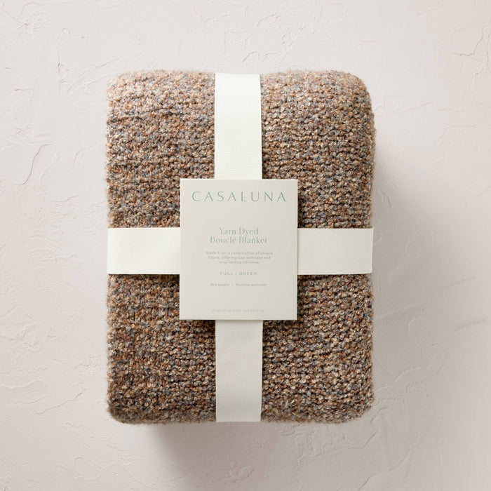 Full/Queen Boucle Blanket Warm - Casaluna