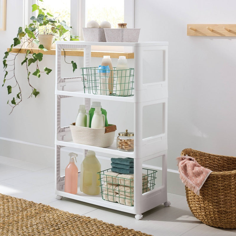 Rolling Collapsible 3 Tier Shelf - Brightroom (LOCAL PICKUP ONLY)