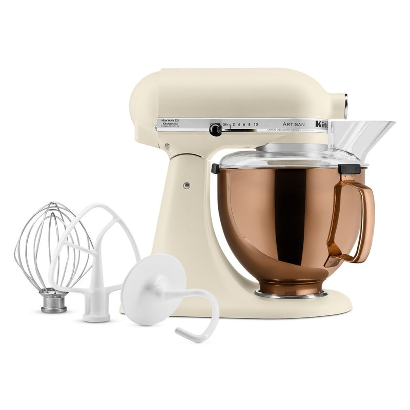 KitchenAid 5qt 10-Speed Stand Mixer with Copper Bowl Fresh Linen - Hearth & Hand with Magnolia: Metal, 325W, 22.8 lbs (LOCAL PICKUP ONLY)