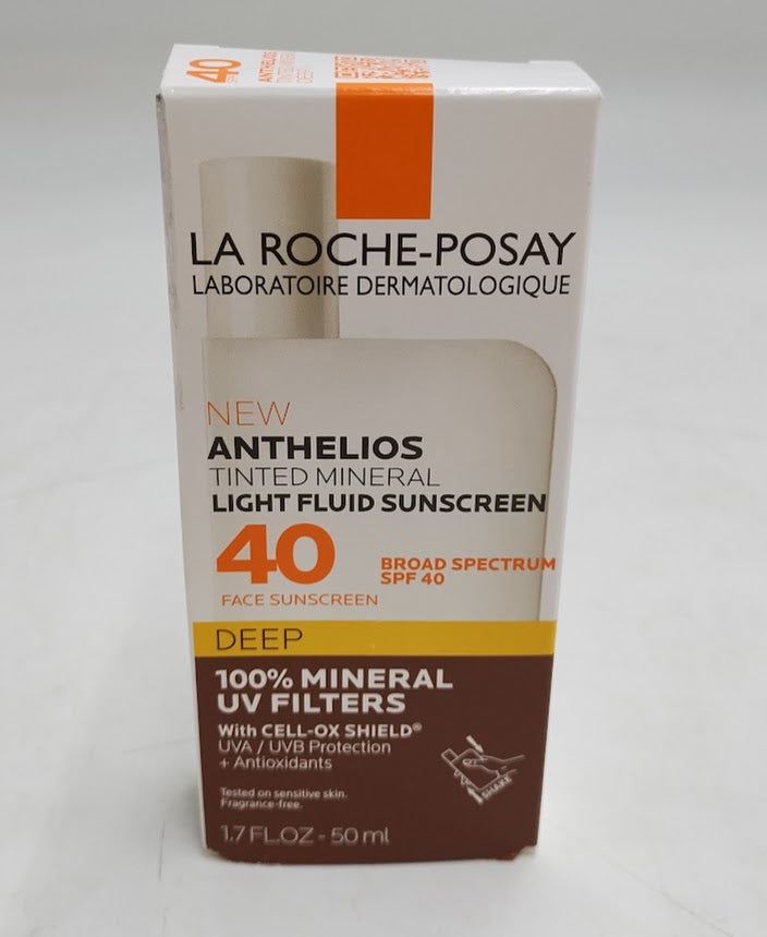 La Roche Posay Anthelios 40 Tinted Mineral Sunscreen-1.7 fl oz- Deep EXP 10/2027