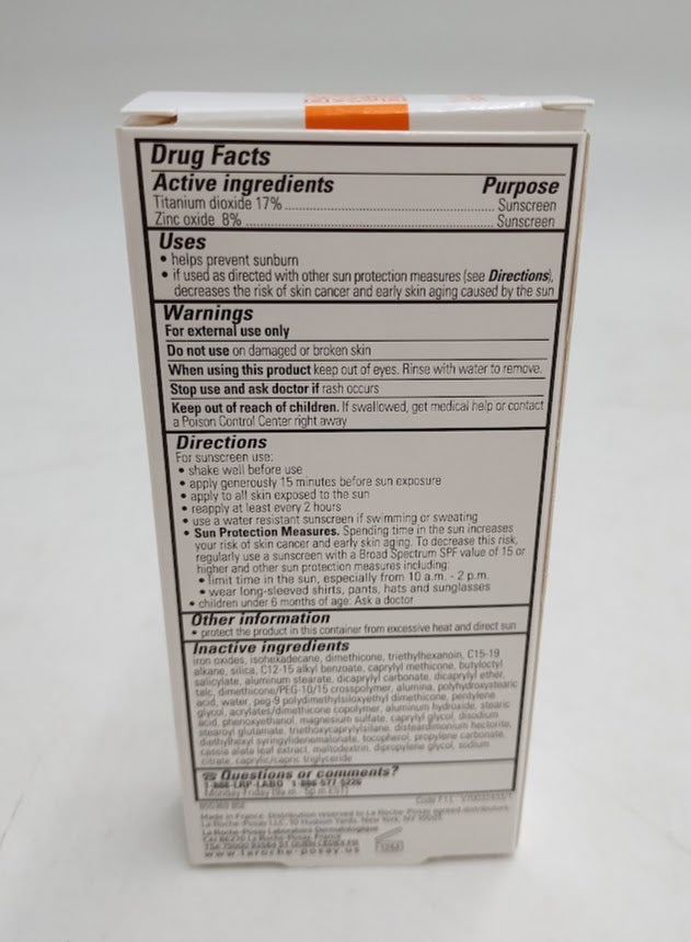 La Roche Posay Anthelios 40 Tinted Mineral Sunscreen-1.7 fl oz- Deep EXP 10/2027
