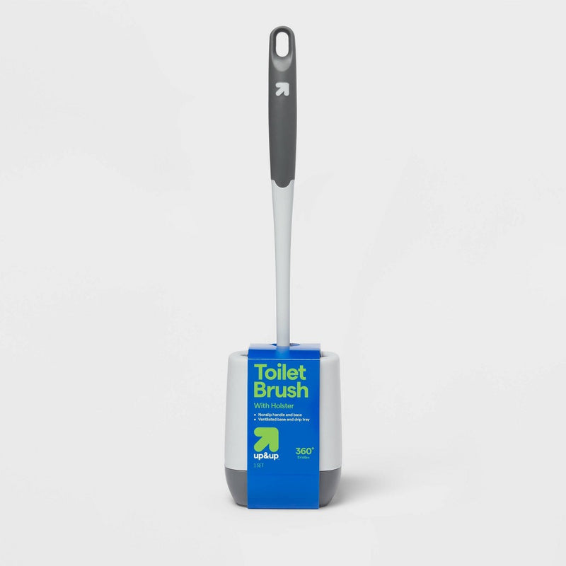 Toilet Brush with Holster - up&up