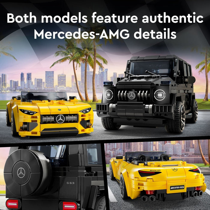 LEGO Speed Champions Mercedes-AMG G 63 & Mercedes-AMG SL 63 F1 - 76924