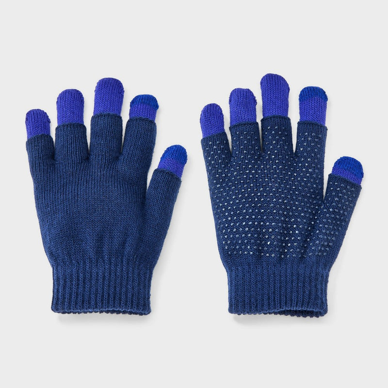 Kids' 3-in-1 Value Mitten - Cat & Jack Navy Blue/Purple