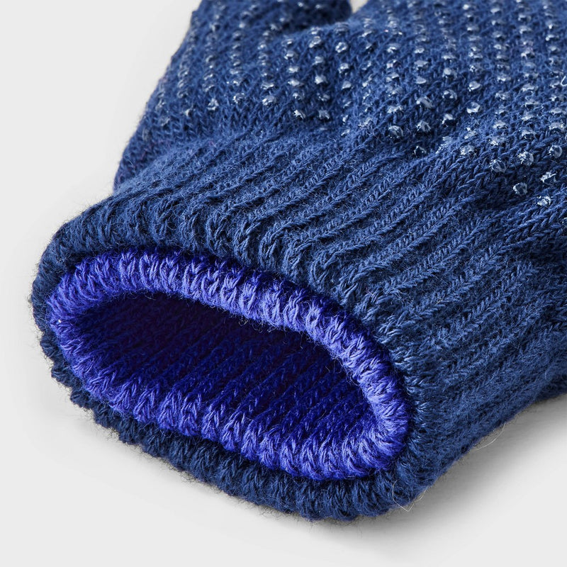 Kids' 3-in-1 Value Mitten - Cat & Jack Navy Blue/Purple
