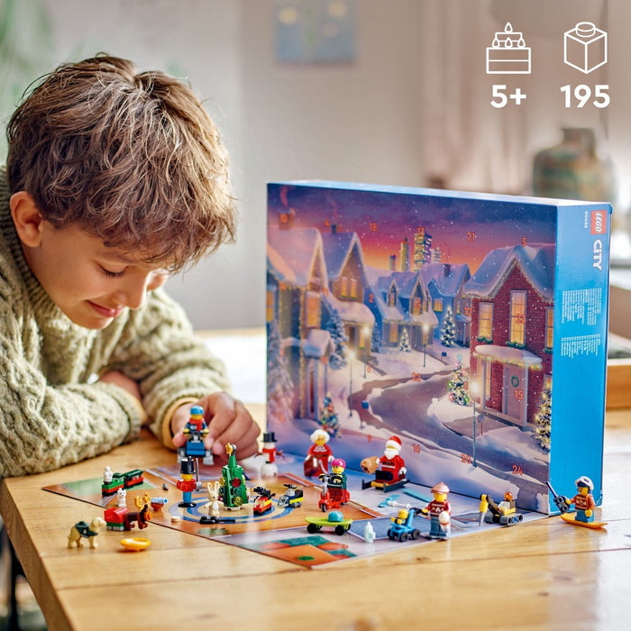 LEGO City 2024 Advent Calendar with Miniature Christmas Figures 60436