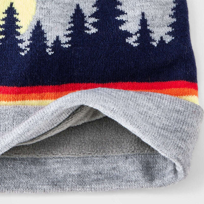 Boys' Wildlife Scenic Beanie Hat - Cat & Jack Gray