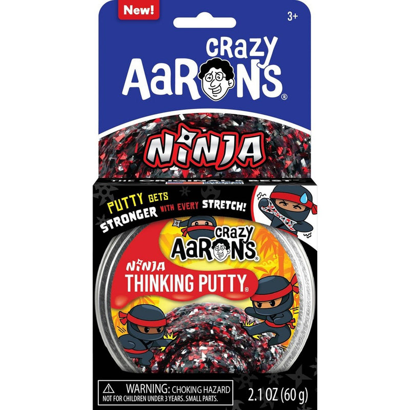 Crazy Aaron's 3.5'' Ninja Thinking Putty Tin