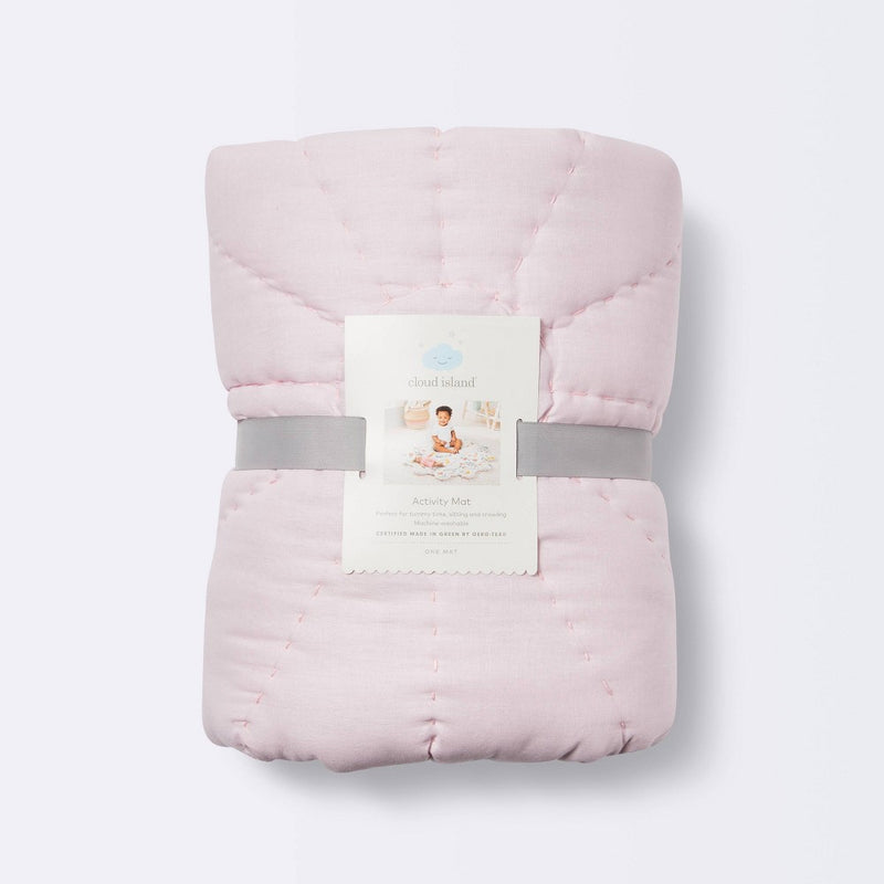 Floor Blanket and Playmat - Cloud Island Pink Flower