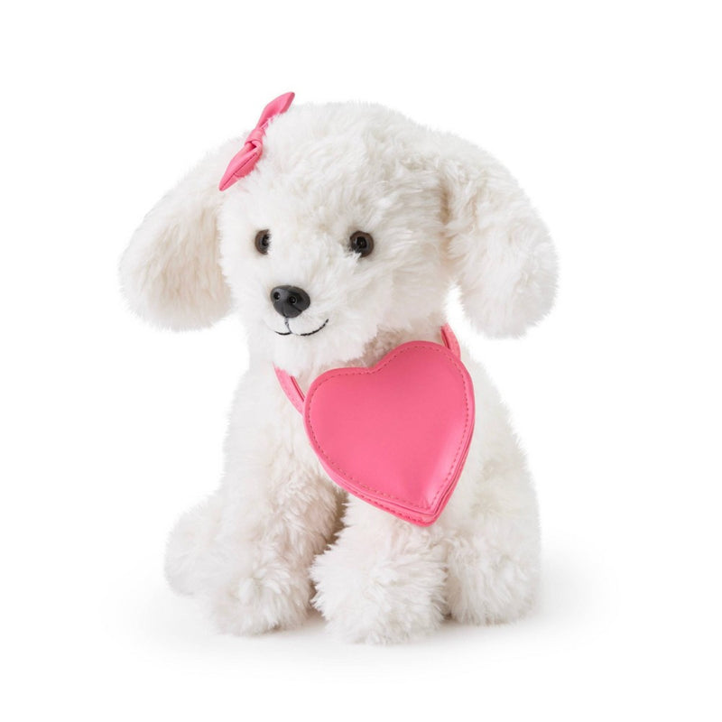 FAO Schwarz 12" Sparklers Plush Maltese with Purse