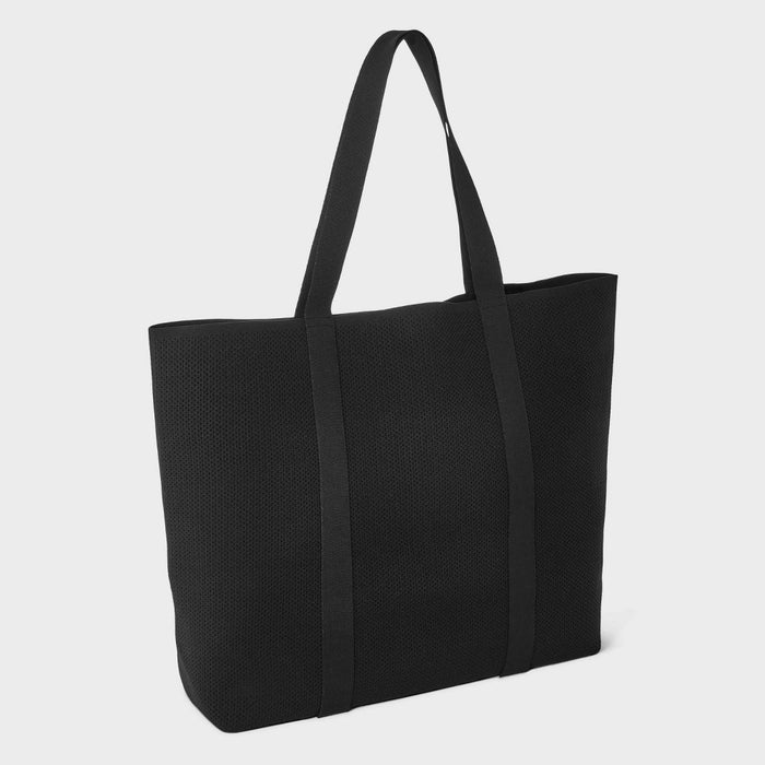 Engineered Knit Tote Handbag - A New Day Black