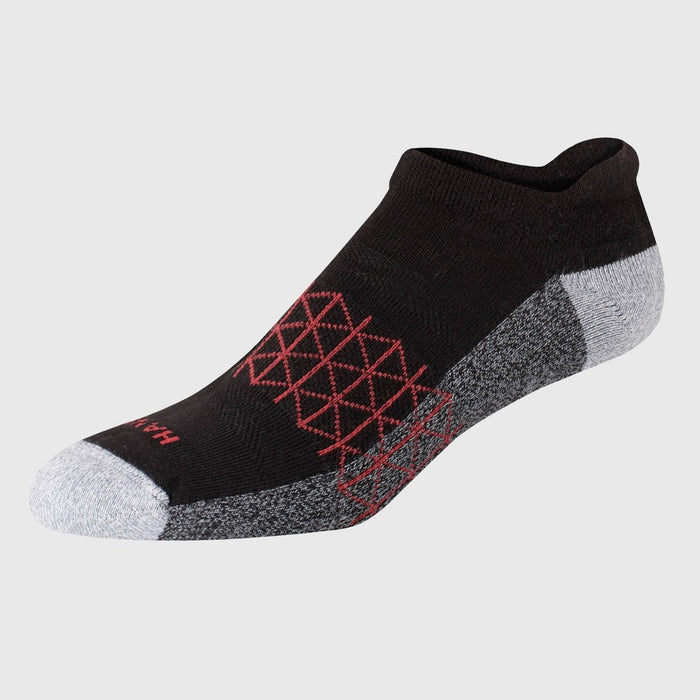 Hanes Premium Men's 3pk Absolute Active Low Cut Socks - Gray/Black/Red 6-12