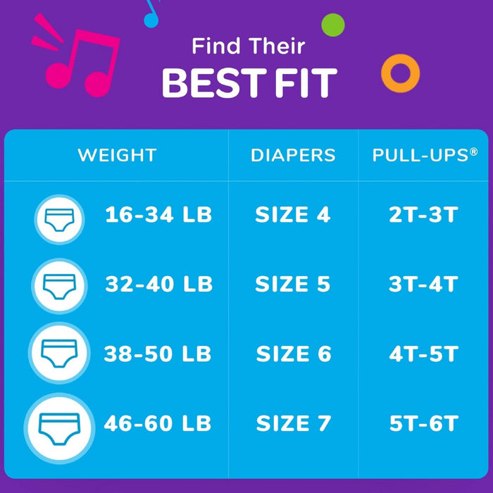 Pull-Ups Boys' Learning Design Pack Disposable Training Pants - 4T-5T - 99ct