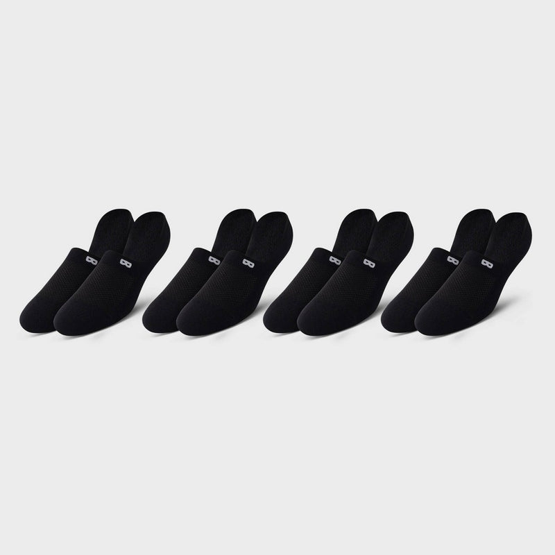 Pair of Thieves Men's 3+1 BOWO No Show Socks - Black 6-12