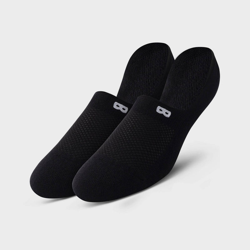 Pair of Thieves Men's 3+1 BOWO No Show Socks - Black 6-12
