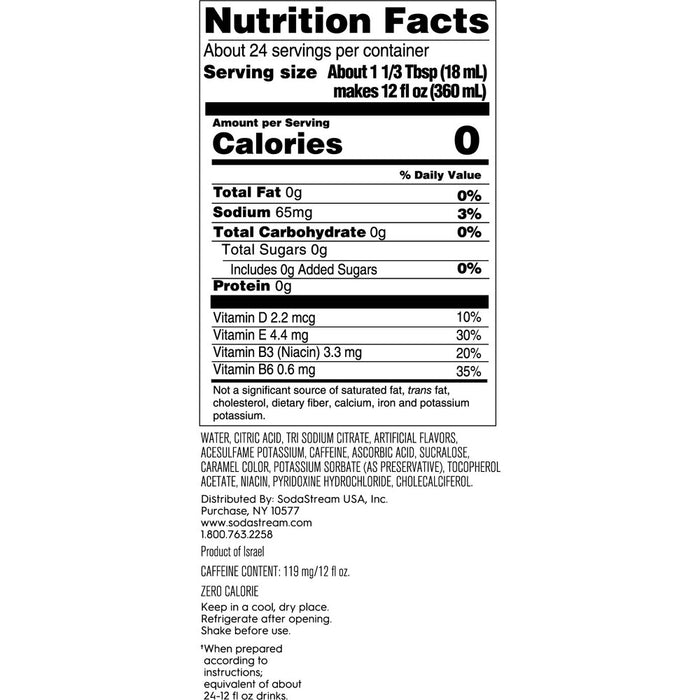 SodaStream Diet Energy Flavor Sodamix - 14.9 fl oz