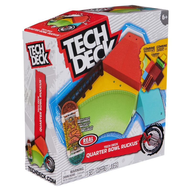 Tech Deck Quarter Bowl Ruckus X-Connect Park Creator