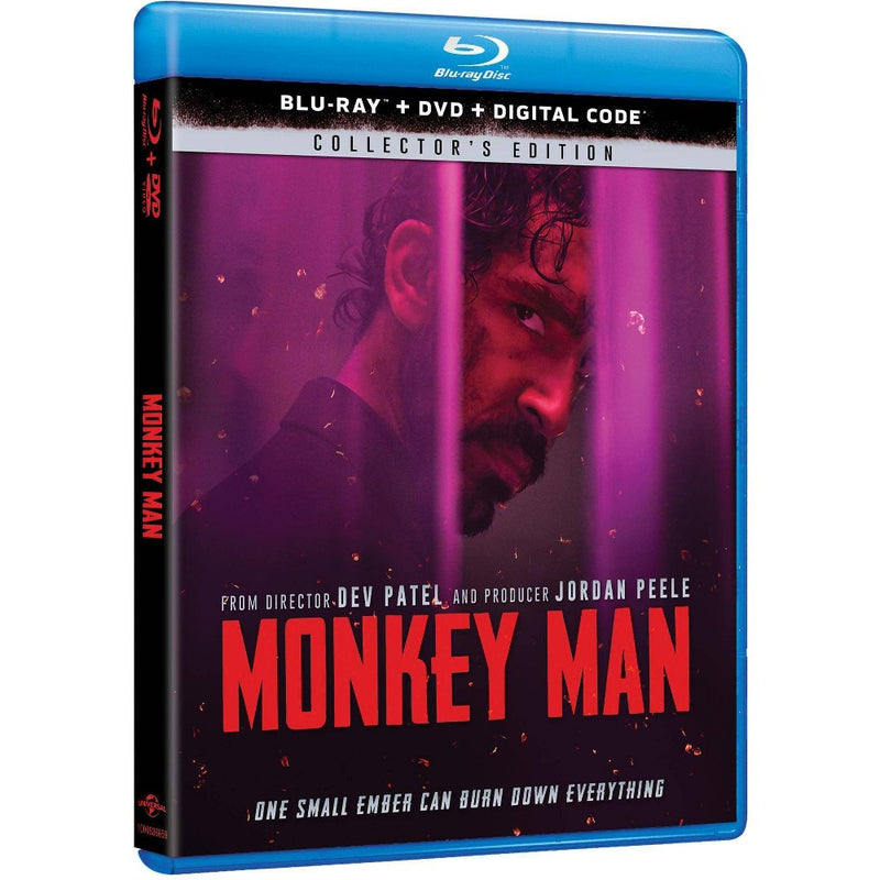 Monkey Man - Collector's Edition Blu-ray + DVD + Digital