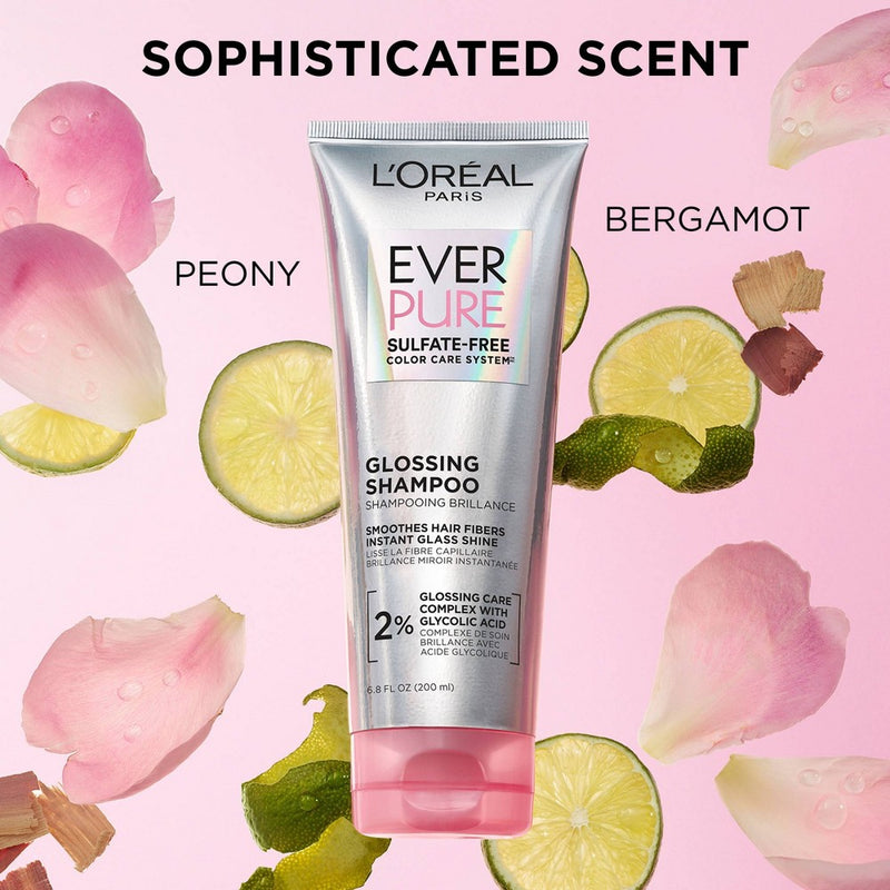 L'Oreal Paris EverPure Sulfate Free Glossing Conditioner with Glycolic Acid - 6.8 fl oz