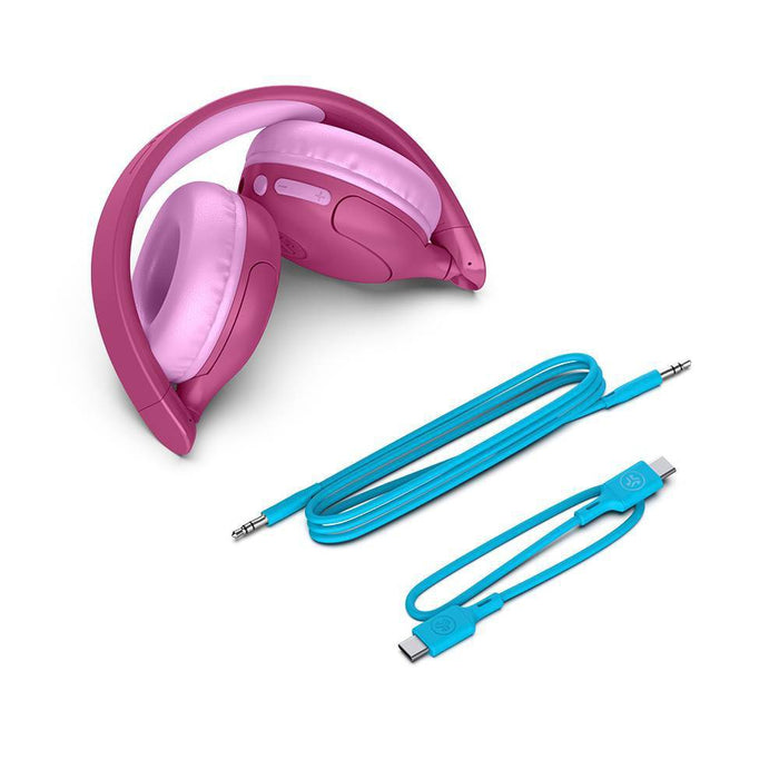 JLab JBuddies Pop Bluetooth Wireless Kids' Headphones - Pink