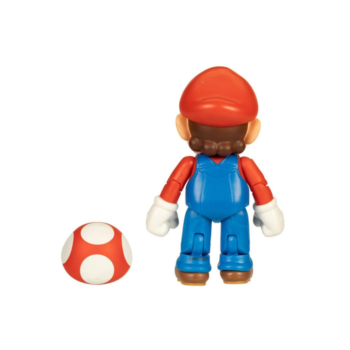 Nintendo Super Mario - Mario with Super Mushroom Action Figure