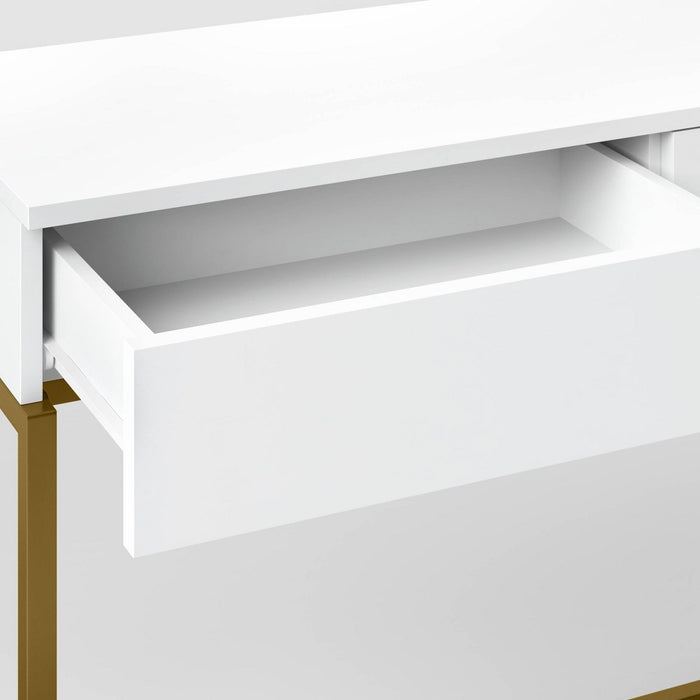 Loring Console Table White - Threshold (LOCAL PICKUP ONLY)
