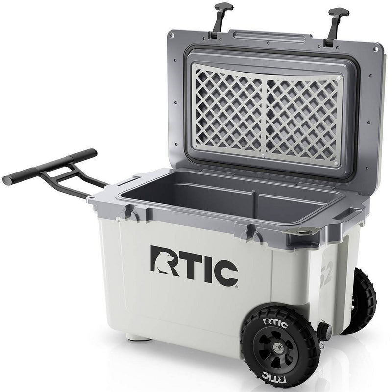 RTIC Outdoors 52qt Ultra-Light Wheeled Hard Sided Cooler - White/Gray (LOCAL PICKUP ONLY)