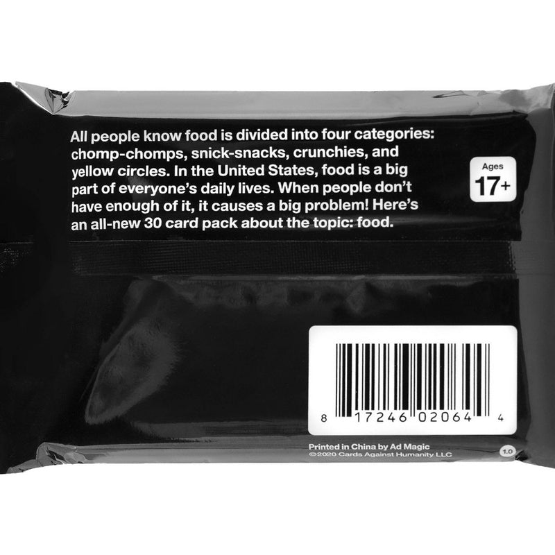 Cards Against Humanity: Food Pack * Mini Expansion for the Game