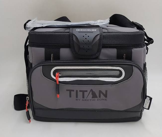 Titan by Arctic Zone Deep Freeze Zipperless Hardbody 8qt Cooler - Sharkskin Gray