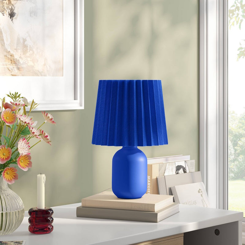 Mini Ceramic Lamp Blue - Room Essentials