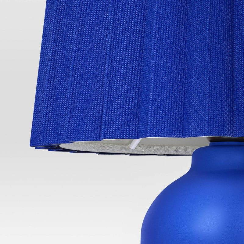 Mini Ceramic Lamp Blue - Room Essentials