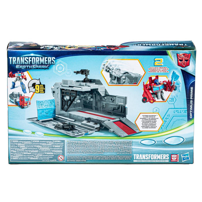 Transformers EarthSpark Optimus Prime Action Figure with Battle Base Trailer (Target Exclusive)