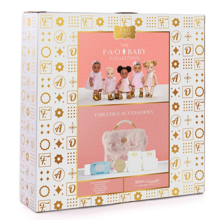 FAO Schwarz Baby Doll Diaper Bag Set