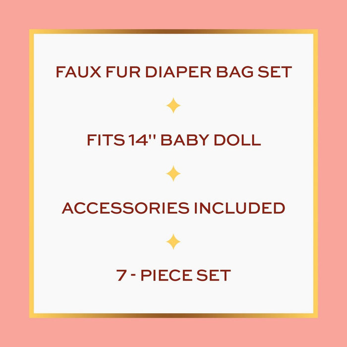 FAO Schwarz Baby Doll Diaper Bag Set