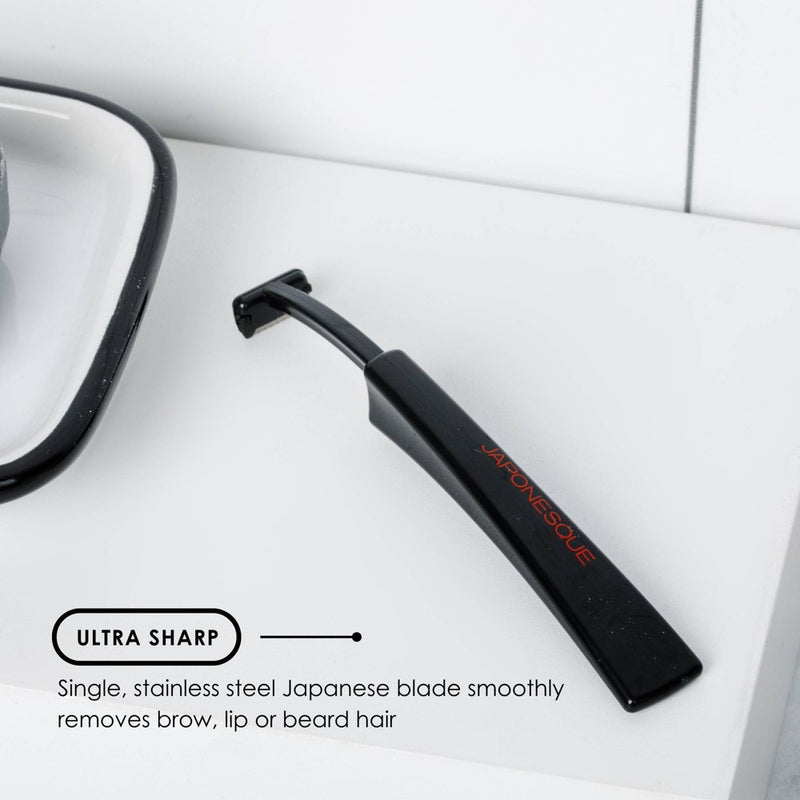 JAPONESQUE Beard & Brow Touch Up T-Razor - 3ct