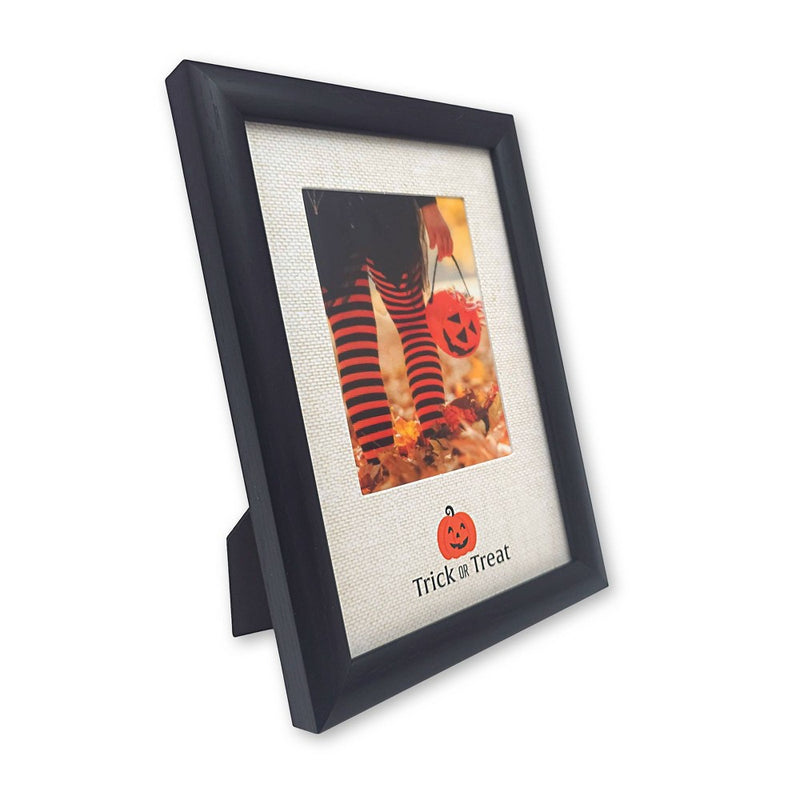 ELSA L 3"x4" Trick or Treat Picture Frame Charcoal