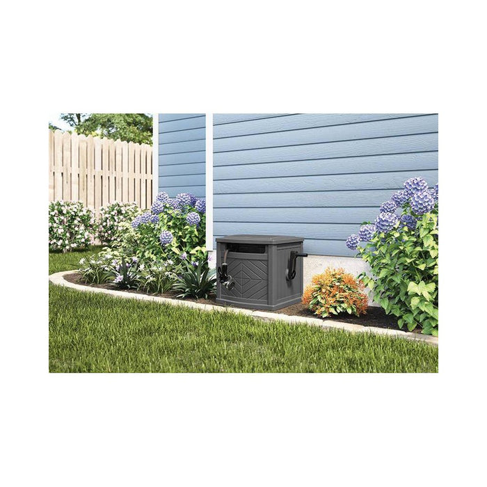Suncast 150' Capacity Slide Trak Hideaway Hose Holder Dark Gray (LOCAL PICKUP ONLY)