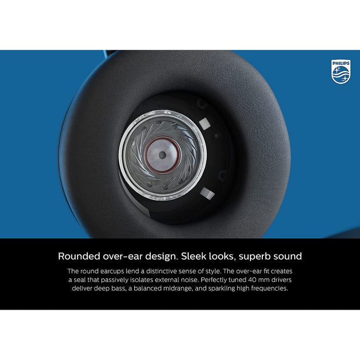 Philips Audio H9505 Hybrid Active Noise Canceling Over Ear Wireless Bluetooth
