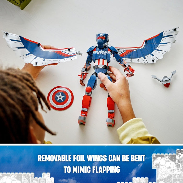 LEGO Marvel New Captain America Construction Figure Super Hero Toy 76296